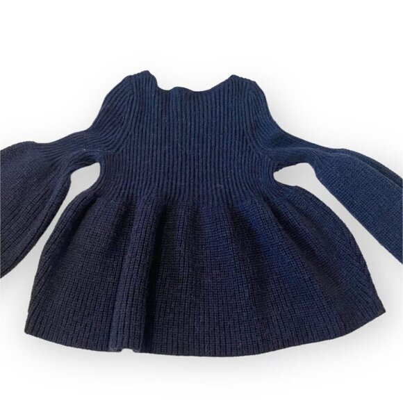 Mes demoiselles North Blue Wool Alpaca blend sweater, Size 3/L - Picture 8 of 11
